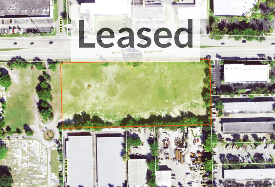 Lease in Pompano Beach, FL completed by TruStone Realty Advisors