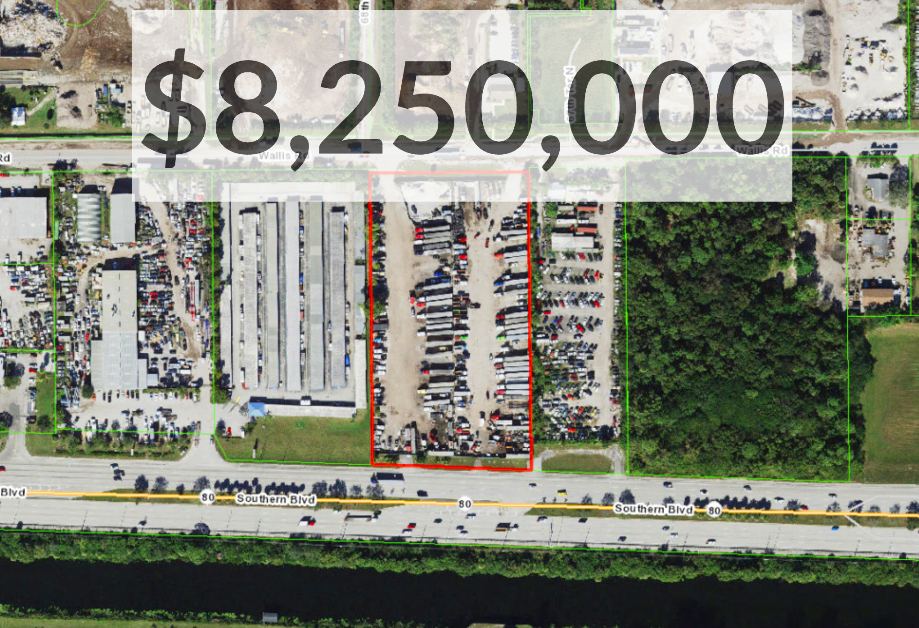 Land Sale in West Palm Beach, FL completed by TruStone Realty Advisors