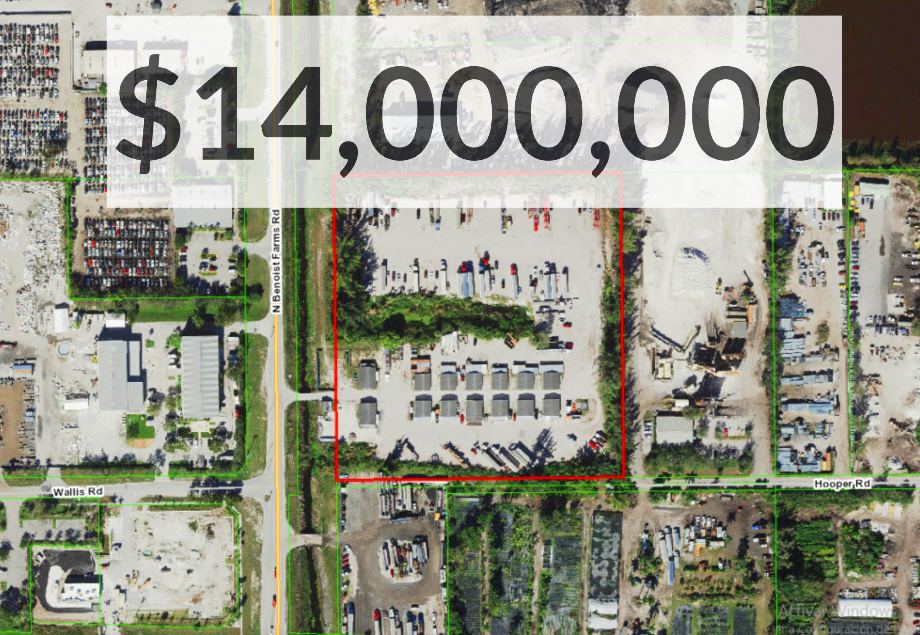 Land Sale in West Palm Beach, FL completed by TruStone Realty Advisors
